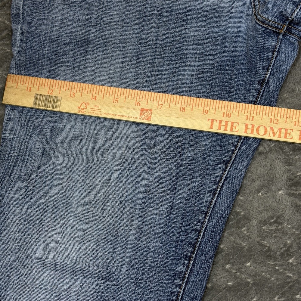 Lucky Brand 361 Straight Jeans Men 36x34/Fit 36x32 Medium Wash Faded Distressed - Picture 12 of 16